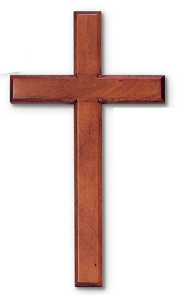 Picture of 14" Mahogany Wall Cross