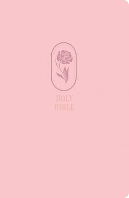 KJV Large Print Personal Size Reference Bible, Pink Leathertouch, Indexed