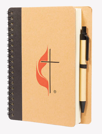 Picture of Notebook Small Spiral Cross and Flame