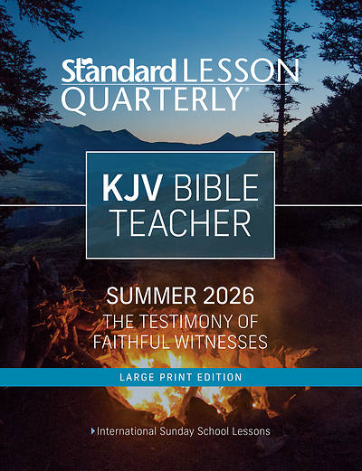 Picture of Standard Lesson Quarterly KJV Adult Teacher Book Large Print Summer