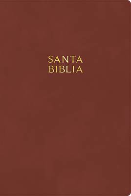 Rvr 1960 Biblia Letra Gigante Cafe Madera Simil Piel
