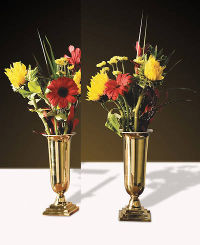 Sudbury LC914 Solid Brass Vases