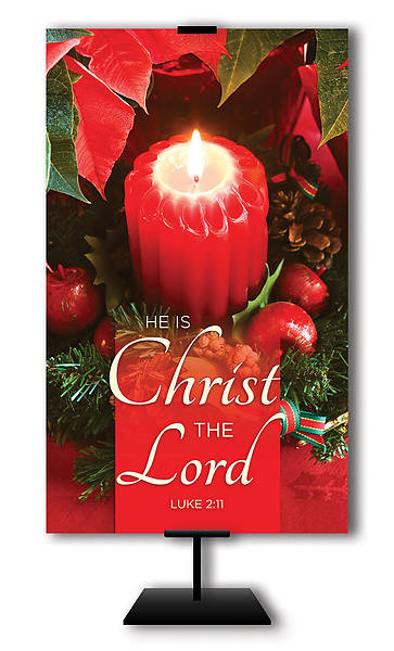 Picture of He is Christ the Lord Advent 3' x 5' Banner