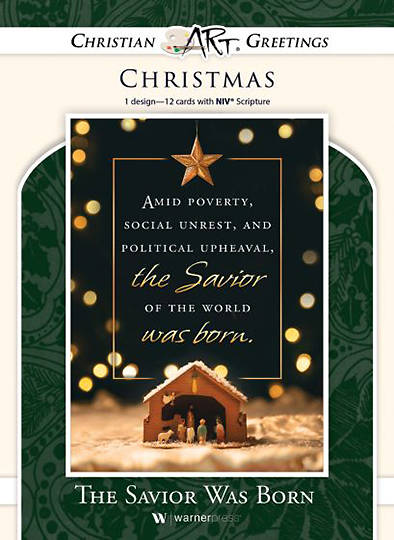 The Savior Was Born Assorted Christmas Boxed Cards