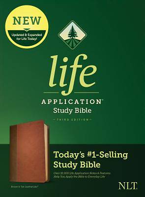 Picture of NLT Life Application Study Bible, Third Edition (Leatherlike, Brown/Tan)