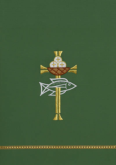 Picture of Word Series Green Ordinary Pulpit Scarf