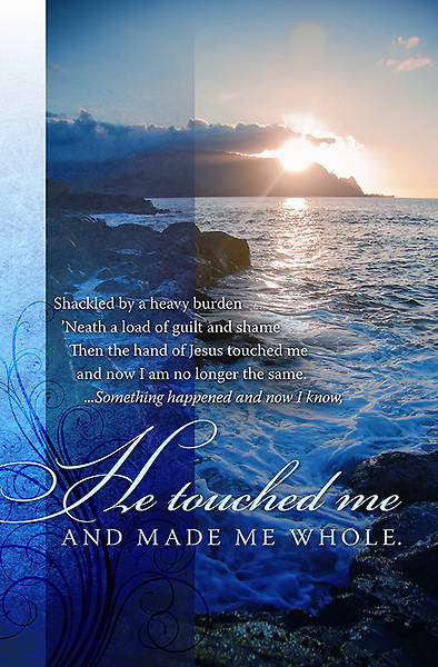 Picture of He Touched Me General Worship Bulletin