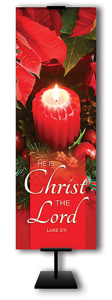 Picture of He is Christ the Lord Advent 2' x 6' Banner