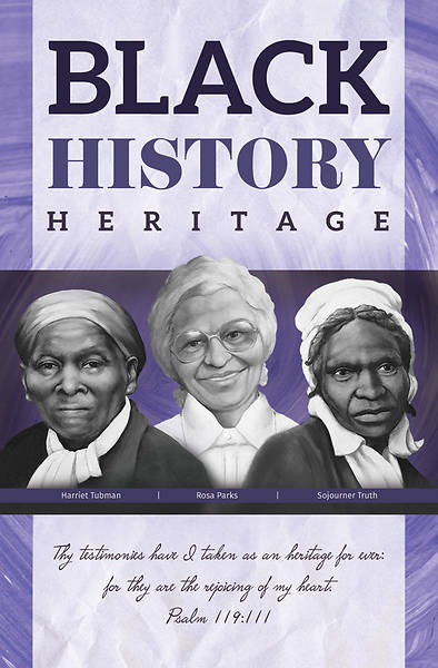 Picture of Thy Testimonies Black History Heritage Regular Size Bulletin