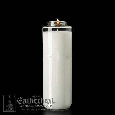 Picture of Cathedral SacraLite 8-Day Glass Bottle Style Sanctuary Light