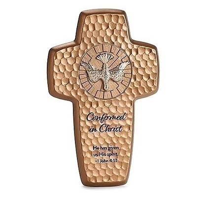 Picture of Wall Cross - Confirmed in Christ/He Has Given Us His Spirit (1 John 4:13)