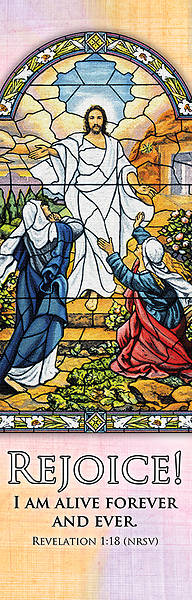 Picture of Rejoice! I Am Alive Easter 2' x 6' Vinyl Banner