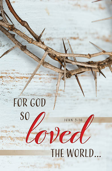 Picture of For God So Loved The World Good Friday Regular Size Bulletin