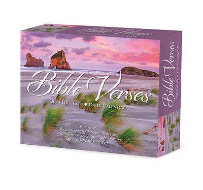 Picture of Bible Verses 2024 6.2 X 5.4 Box Calendar
