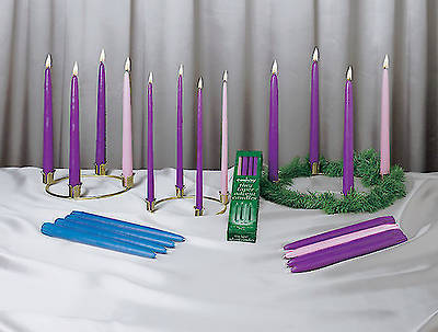 Picture of Advent Candle 10" X 7/8" Purple (Set of 4)