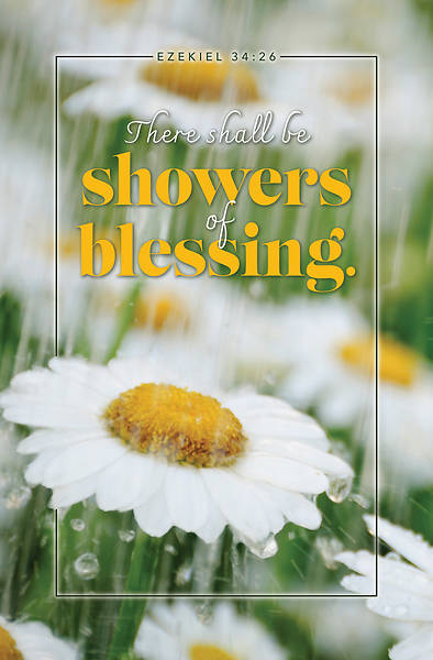 Inspirational There shall be Showers of Blessing Bulletin
