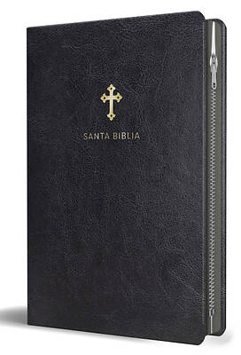 Picture of Biblia Reina Valera 1960 Letra Grande. Símil Piel Negro Con Cremallera / Spanish Holy Bible Rvr 1960. Large Print, Black Leathersoft, with Zipper