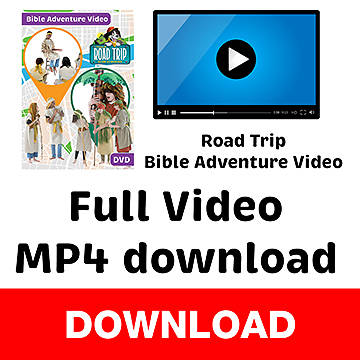 Picture of VBS 2025 Road Trip Bible Adventure Video - Full Video Download