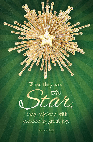 Picture of When They Saw the Star Christmas Regular Size Bulletin