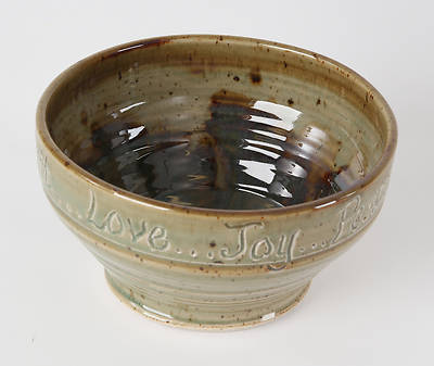 Picture of Fruit of the Spirit Large Porcelain Soup Style Bowl