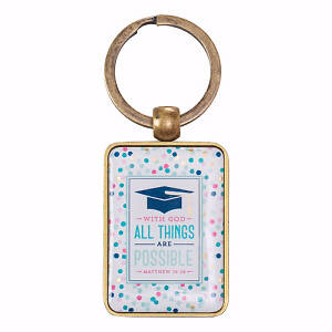 Picture of Keyring in Tin All Things Are Possible