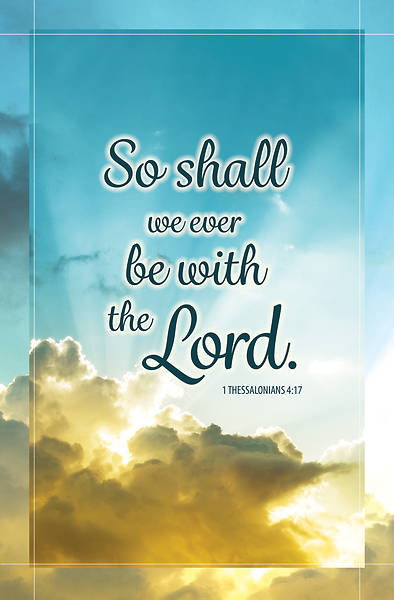 Picture of So Shall We Be Funeral Regular Size Bulletin