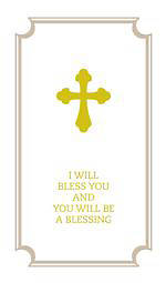 Picture of I Will Bless You and You Will Be A Blessing - Commemorative Wedding Booklet - Gift Edition
