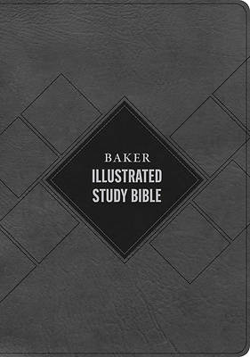 CSB Baker Illustrated Study Bible, Charcoal Leathertouch