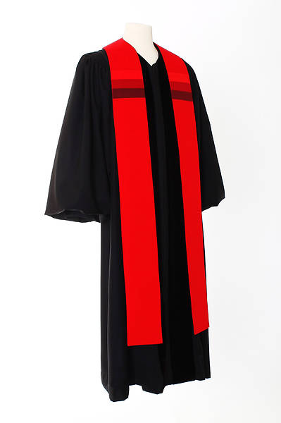 Picture of Triune Stripe Stole - Red