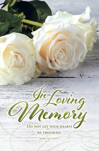 Picture of In Loving Memory Funeral Regular Size Bulletin