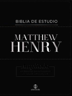 Picture of Rvr Biblia de Estudio Matthew Henry, Piel Fabricada, Con Índice