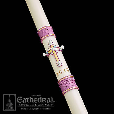 Picture of Cathedral Jubilation Paschal Candle 2" x 36"
