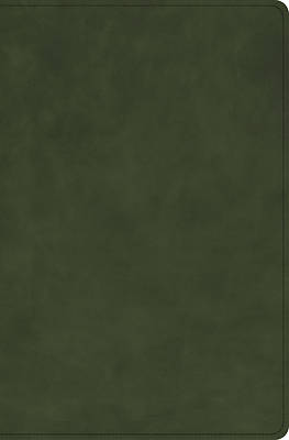 CSB Personal Size Bible, Holman Handcrafted Collection, Zipper Closure, Olive Premium Calfskin