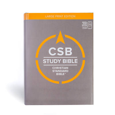 CSB Study Bible, Large Print, Digital Study Edition, Hardcover