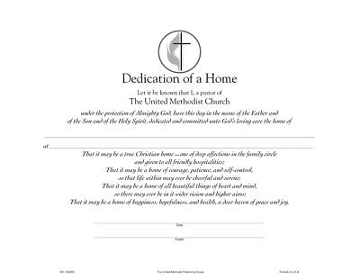 Software Certificate of Dedication of a Home Download