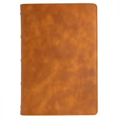 Picture of CSB Giant Print Bible, Holman Handcrafted Edition, Marbled Chestnut Premium Calfskin