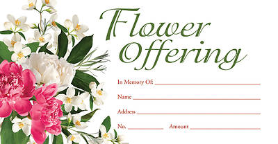 Flower Offering Envelope