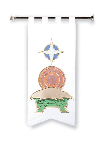 Picture of Star of Bethlehem Over Manger Seasonal Banners
