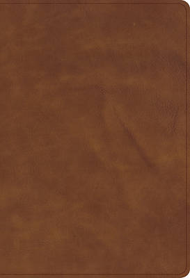 Picture of CSB Single-Column Compact Bible, Holman Handcrafted Collection, Zipper Closure, Marbled Tan Premium Calfskin
