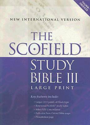 Scofield Study Bible III-NIV-Large Print