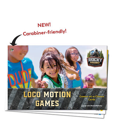 Picture of Vacation Bible School VBS 2021 Rocky Railway Games-at-a-Glance Cards