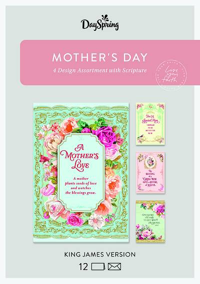 Mother's Day Vintage Pattern Boxed Cards - Box of 12