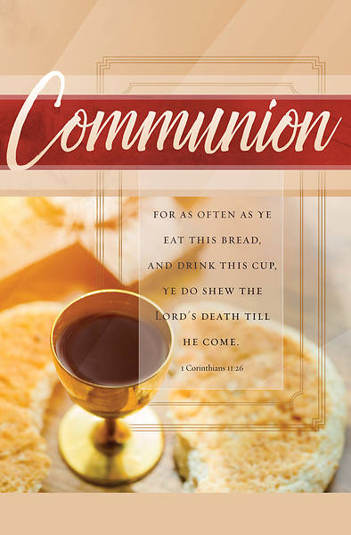 Picture of For As Often Communion Regular Size Bulletin