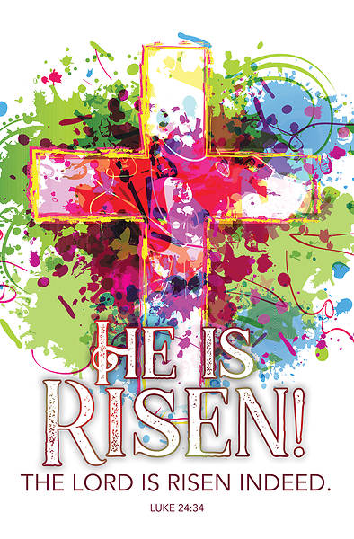 Picture of He Is Risen Easter Regular Size Bulletin