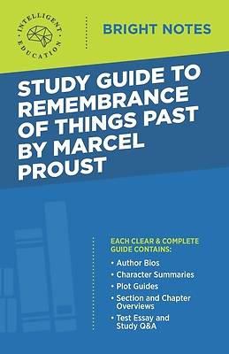 Picture of Study Guide to Remembrance of Things Past by Marcel Proust