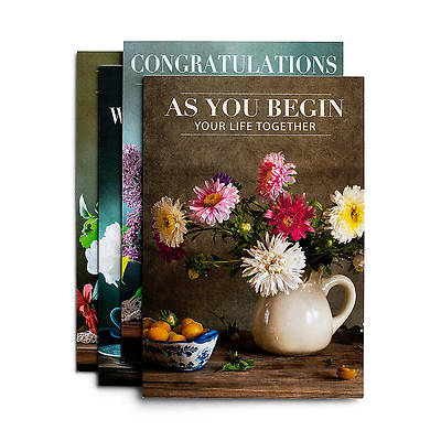 Wedding Blessings - Flower Vases Boxed Cards - Box of 12