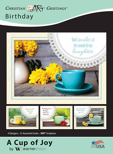 A Cup of Joy Birthday Box Cards (Box of 12)