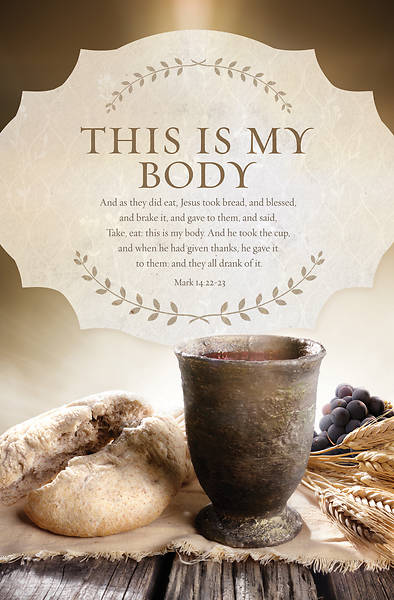 Picture of This My Body Communion Regular Size Bulletin