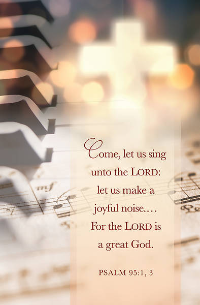 Picture of Sing Unto the Lord General Regular Size Bulletin