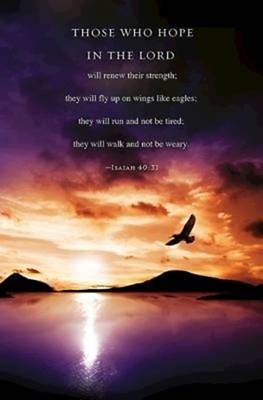 Picture of Those Who Hope Scripture Bulletin (Pkg of 50)